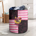 Melbourne Cup Australia Laundry Basket Diamond Horse Racing Silks Inspired Pink