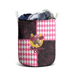 Melbourne Cup Australia Laundry Basket Diamond Horse Racing Silks Inspired Pink
