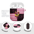 Melbourne Cup Australia AirPods Case Diamond Horse Racing Silks Inspired Pink