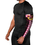 Personalised Melbourne Cup Australia Arm Sleeves Diamond Horse Racing Silks Inspired Pink