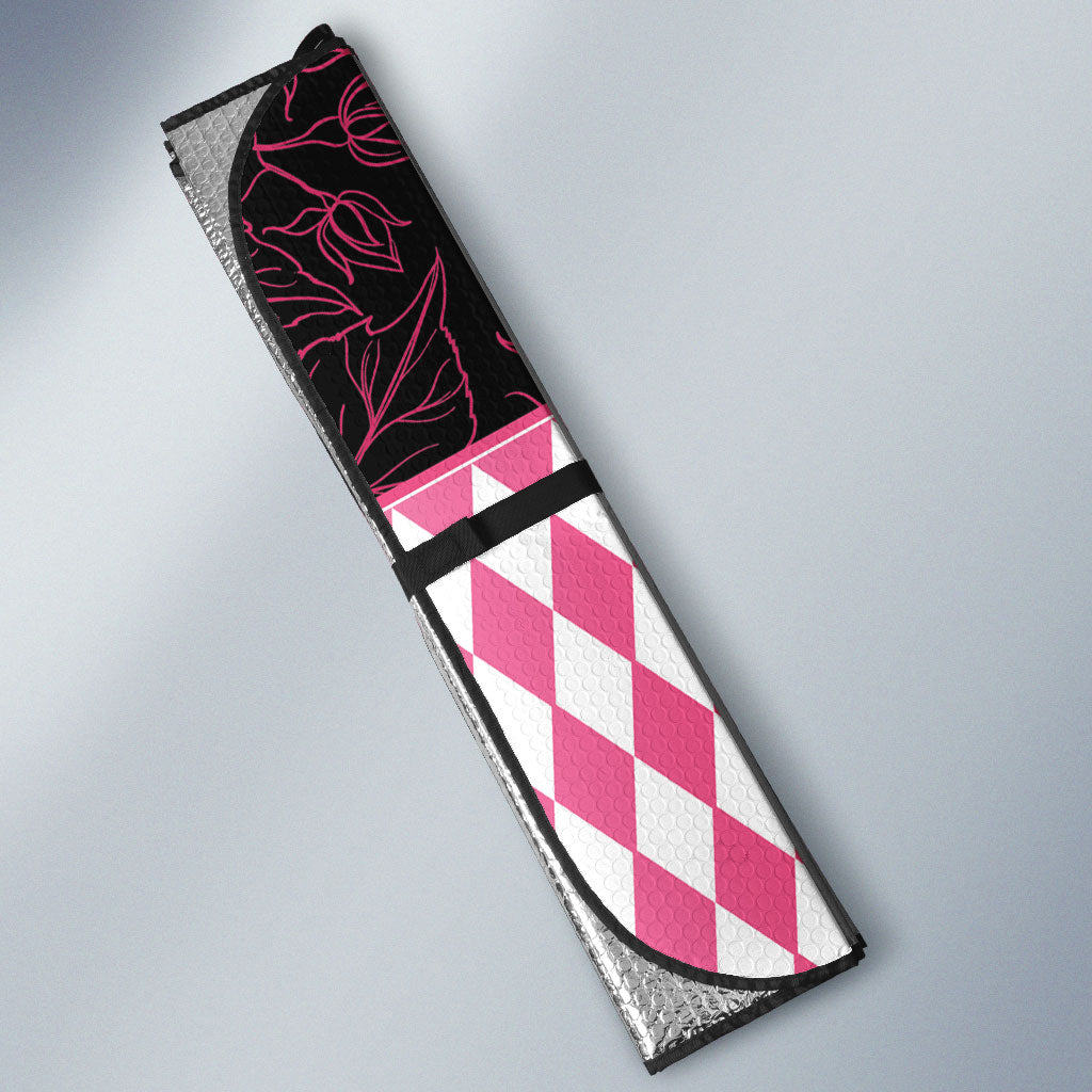 Melbourne Cup Australia Auto Sun Shade Diamond Horse Racing Silks Inspired Pink