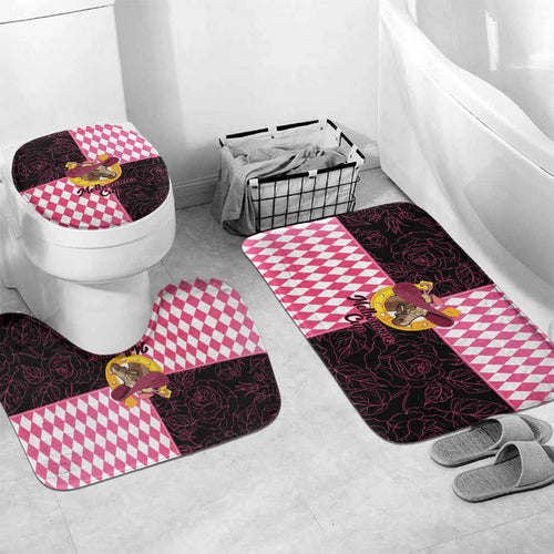 Melbourne Cup Australia Bathroom Set Diamond Horse Racing Silks Inspired Pink