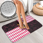 Melbourne Cup Australia Bathroom Set Diamond Horse Racing Silks Inspired Pink