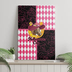 Melbourne Cup Australia Canvas Wall Art Diamond Horse Racing Silks Inspired Pink