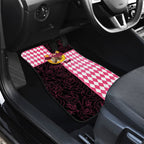 Personalised Melbourne Cup Australia Car Mats Diamond Horse Racing Silks Inspired Pink