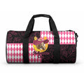 Melbourne Cup Australia Duffle Bag Diamond Horse Racing Silks Inspired Pink