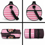 Melbourne Cup Australia Duffle Bag Diamond Horse Racing Silks Inspired Pink