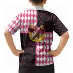 Personalised Melbourne Cup Australia Hawaiian Shirt Diamond Horse Racing Silks Inspired Pink