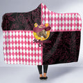 Melbourne Cup Australia Hooded Blanket Diamond Horse Racing Silks Inspired Pink