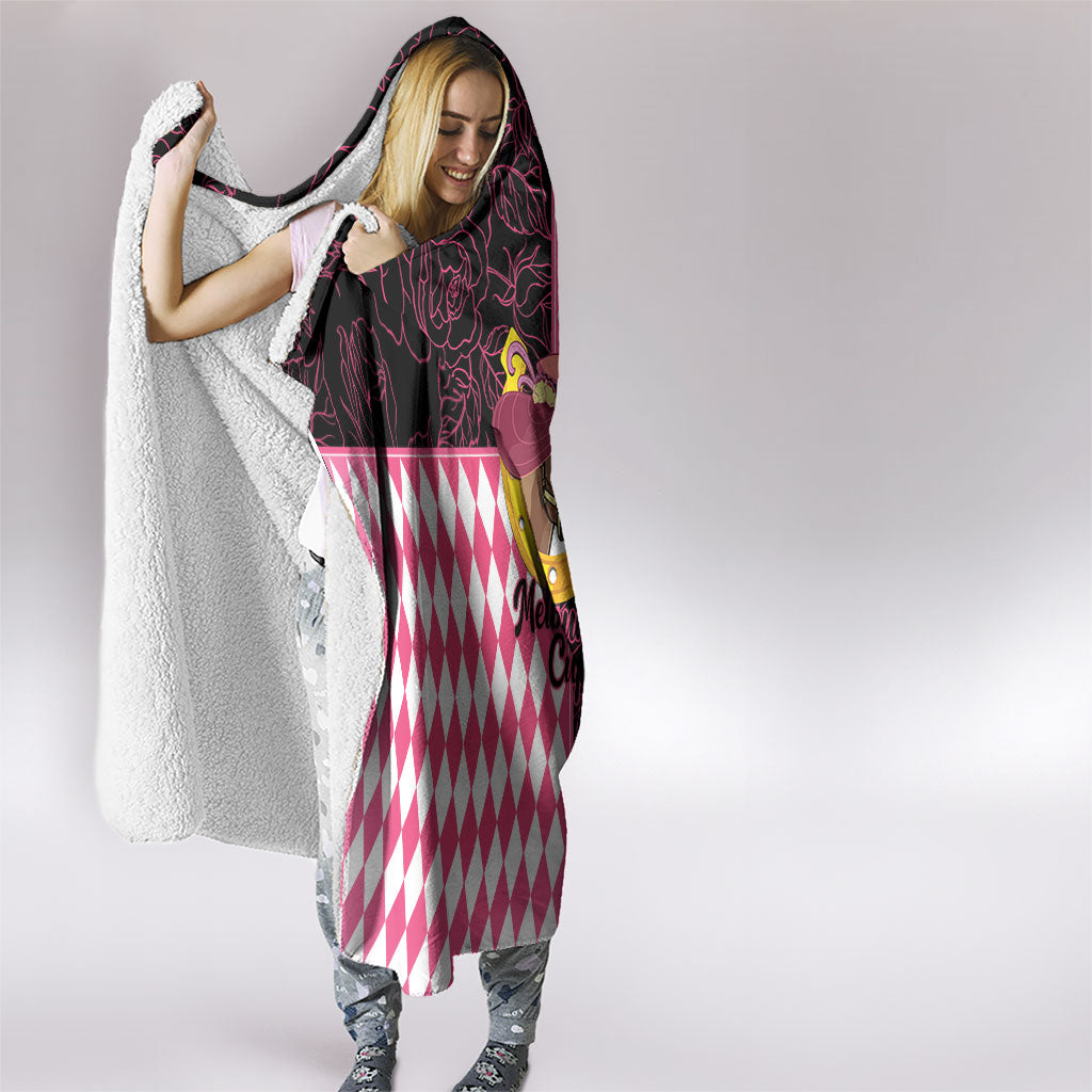 Melbourne Cup Australia Hooded Blanket Diamond Horse Racing Silks Inspired Pink