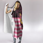 Melbourne Cup Australia Hooded Blanket Diamond Horse Racing Silks Inspired Pink