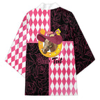 Personalised Melbourne Cup Australia Kimono Diamond Horse Racing Silks Inspired Pink