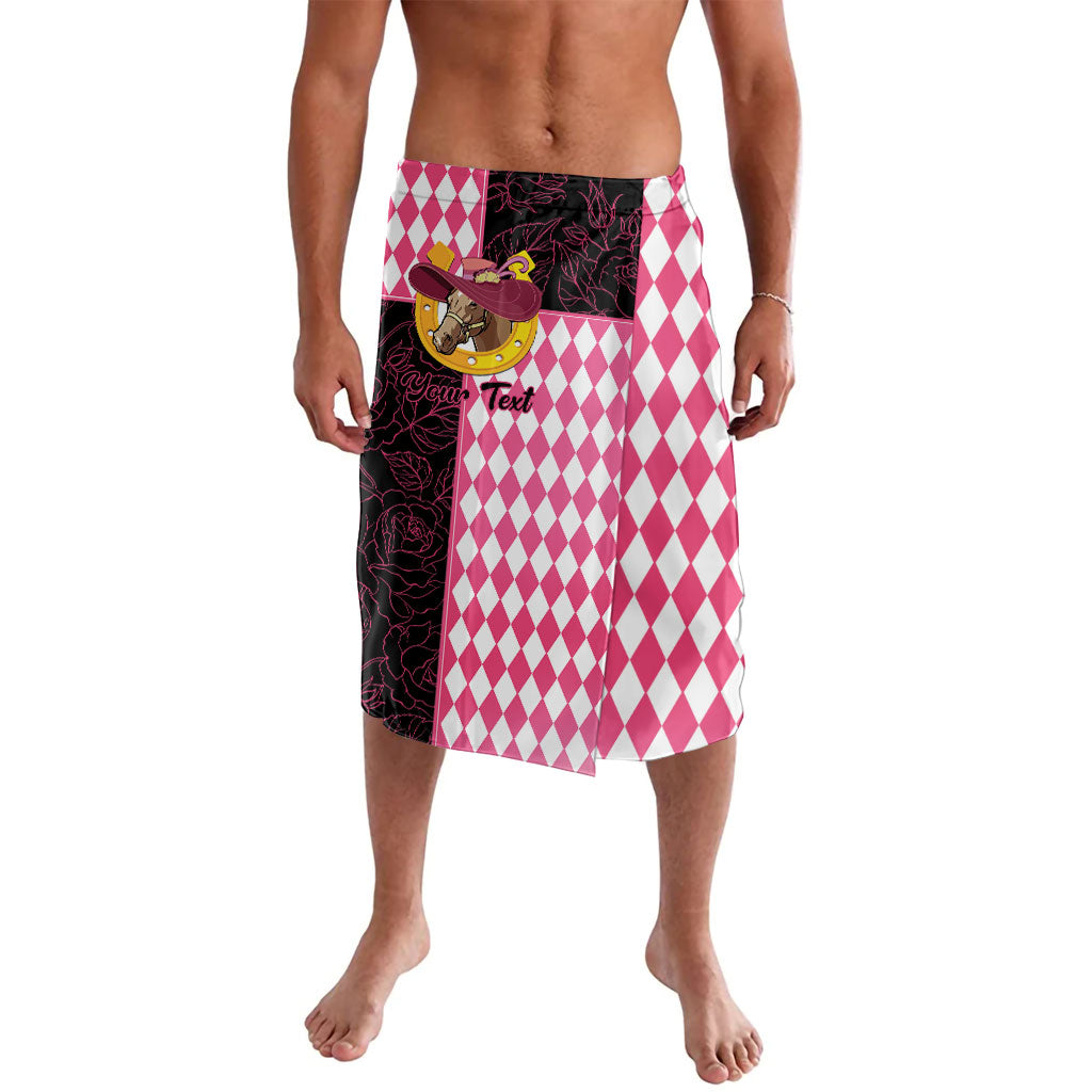 Personalised Melbourne Cup Australia Lavalava Diamond Horse Racing Silks Inspired Pink