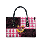 Melbourne Cup Australia Leather Bag Diamond Horse Racing Silks Inspired Pink