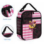 Melbourne Cup Australia Lunch Bag Diamond Horse Racing Silks Inspired Pink