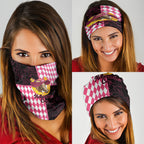 Melbourne Cup Australia Neck Gaiter Diamond Horse Racing Silks Inspired Pink