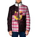 Personalised Melbourne Cup Australia Padded Jacket Diamond Horse Racing Silks Inspired Pink