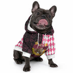 Personalised Melbourne Cup Australia Pet Hoodie Diamond Horse Racing Silks Inspired Pink