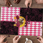 Melbourne Cup Australia Puzzle Diamond Horse Racing Silks Inspired Pink
