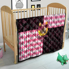 Melbourne Cup Australia Quilt Diamond Horse Racing Silks Inspired Pink