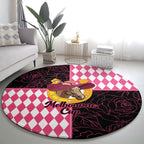 Melbourne Cup Australia Round Carpet Diamond Horse Racing Silks Inspired Pink