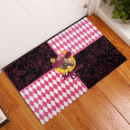 Melbourne Cup Australia Rubber Doormat Diamond Horse Racing Silks Inspired Pink