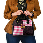 Melbourne Cup Australia Shoulder Handbag Diamond Horse Racing Silks Inspired Pink