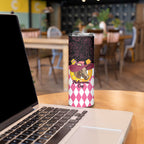Personalised Melbourne Cup Australia Skinny Tumbler Diamond Horse Racing Silks Inspired Pink