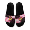 Melbourne Cup Australia Slide Sandals Diamond Horse Racing Silks Inspired Pink