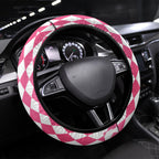Melbourne Cup Australia Steering Wheel Cover Diamond Horse Racing Silks Inspired Pink