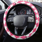Melbourne Cup Australia Steering Wheel Cover Diamond Horse Racing Silks Inspired Pink