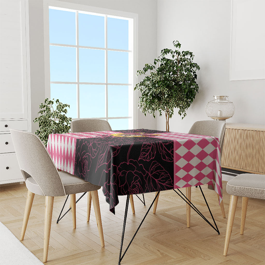 Melbourne Cup Australia Tablecloth Diamond Horse Racing Silks Inspired Pink