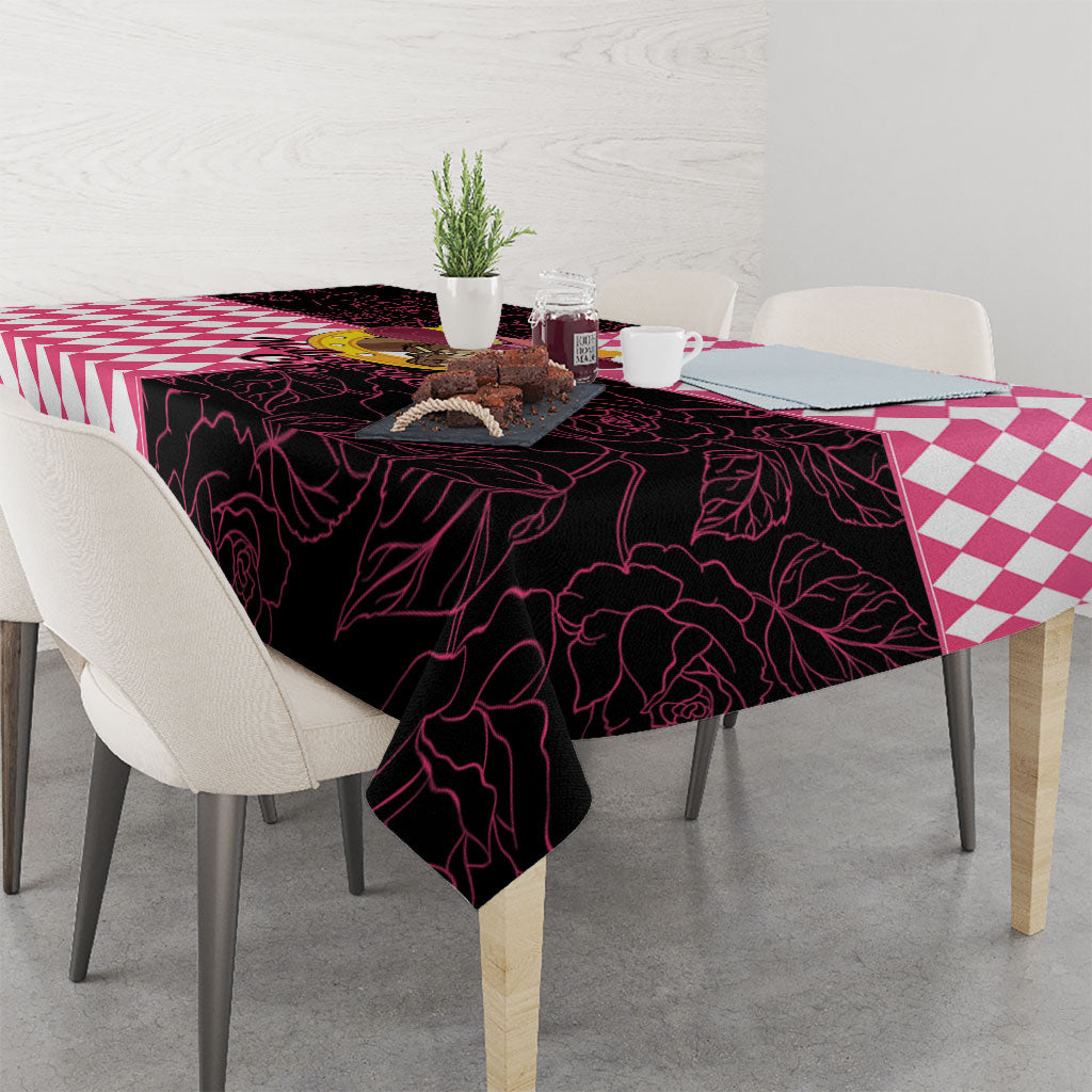 Melbourne Cup Australia Tablecloth Diamond Horse Racing Silks Inspired Pink