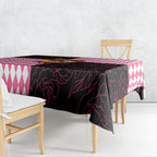 Melbourne Cup Australia Tablecloth Diamond Horse Racing Silks Inspired Pink