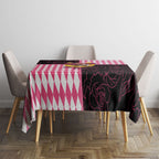 Melbourne Cup Australia Tablecloth Diamond Horse Racing Silks Inspired Pink