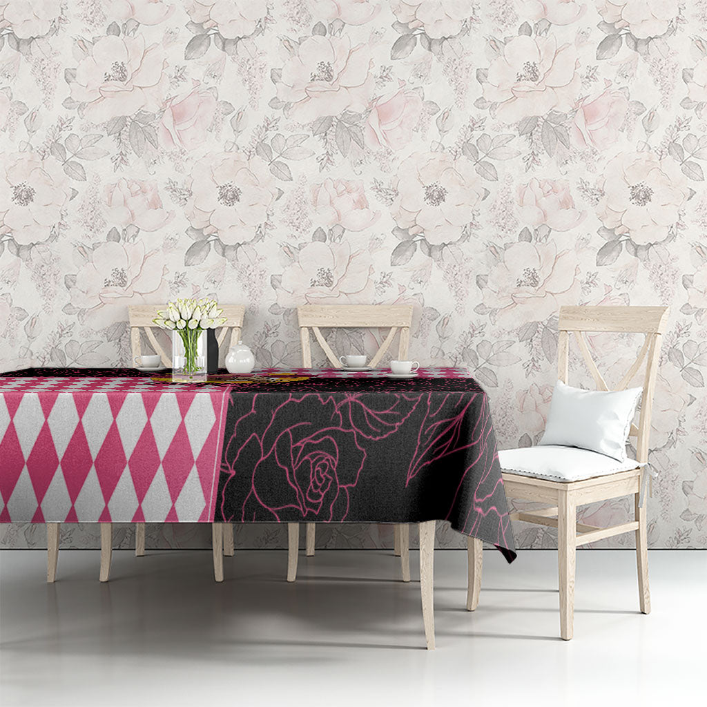 Melbourne Cup Australia Tablecloth Diamond Horse Racing Silks Inspired Pink