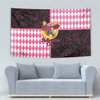 Melbourne Cup Australia Tapestry Diamond Horse Racing Silks Inspired Pink