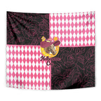 Melbourne Cup Australia Tapestry Diamond Horse Racing Silks Inspired Pink