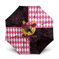 Melbourne Cup Australia Umbrella Diamond Horse Racing Silks Inspired Pink