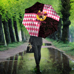 Melbourne Cup Australia Umbrella Diamond Horse Racing Silks Inspired Pink