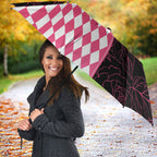 Melbourne Cup Australia Umbrella Diamond Horse Racing Silks Inspired Pink