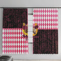 Melbourne Cup Australia Window Curtain Diamond Horse Racing Silks Inspired Pink
