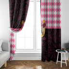 Melbourne Cup Australia Window Curtain Diamond Horse Racing Silks Inspired Pink