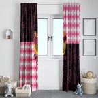 Melbourne Cup Australia Window Curtain Diamond Horse Racing Silks Inspired Pink