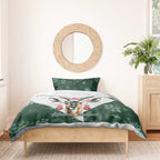 South Africa Springboks Christmas Bedding Set Bokke Santa - Geseende Kersfees