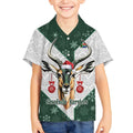 South Africa Springboks Christmas Kid Hawaiian Shirt Bokke Santa - Geseende Kersfees