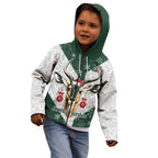 South Africa Springboks Christmas Kid Hoodie Bokke Santa - Geseende Kersfees
