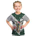 South Africa Springboks Christmas Kid T Shirt Bokke Santa - Geseende Kersfees