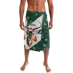 South Africa Springboks Christmas Lavalava Bokke Santa - Geseende Kersfees