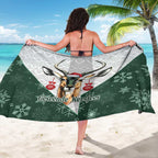 South Africa Springboks Christmas Sarong Bokke Santa - Geseende Kersfees